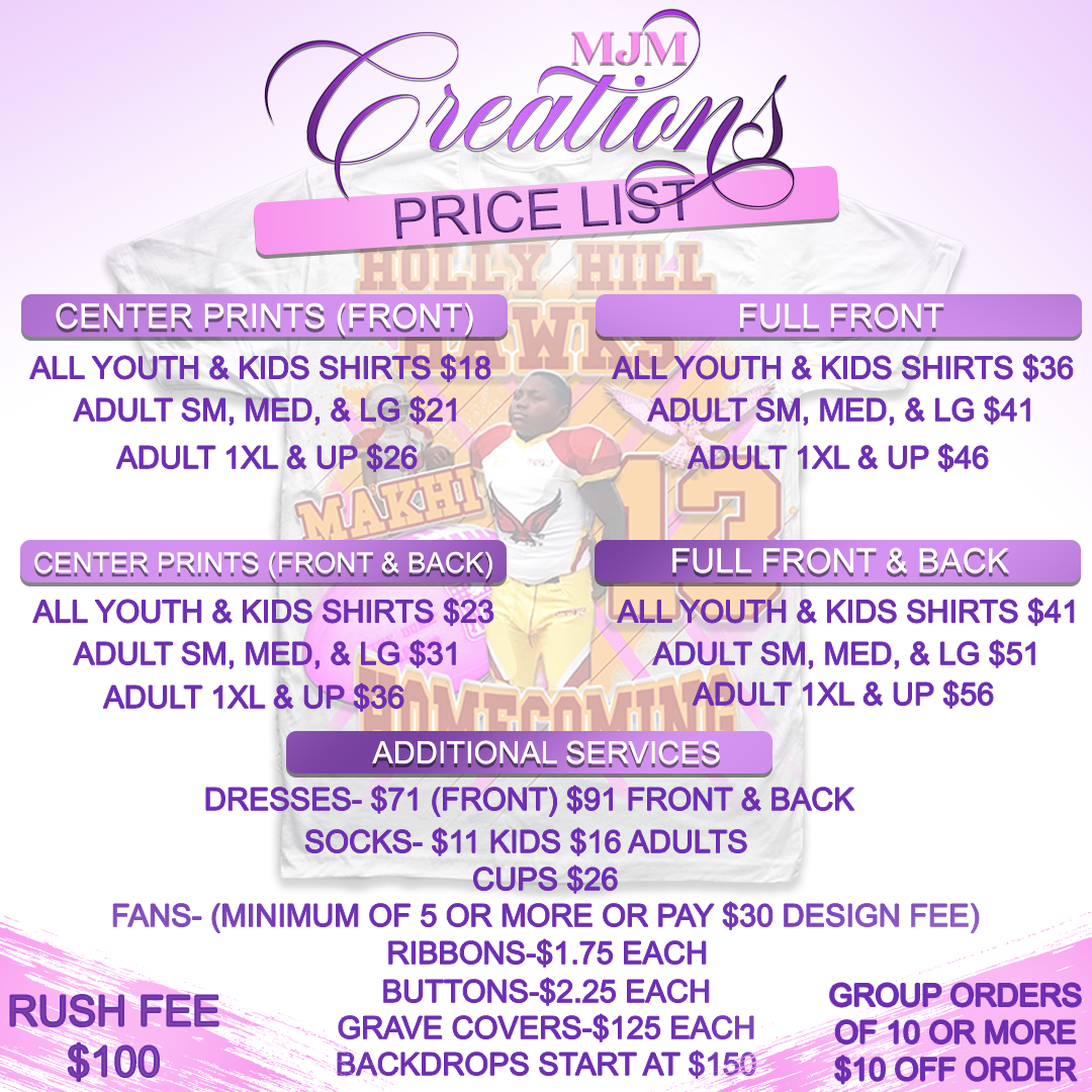 Pricelist Design
