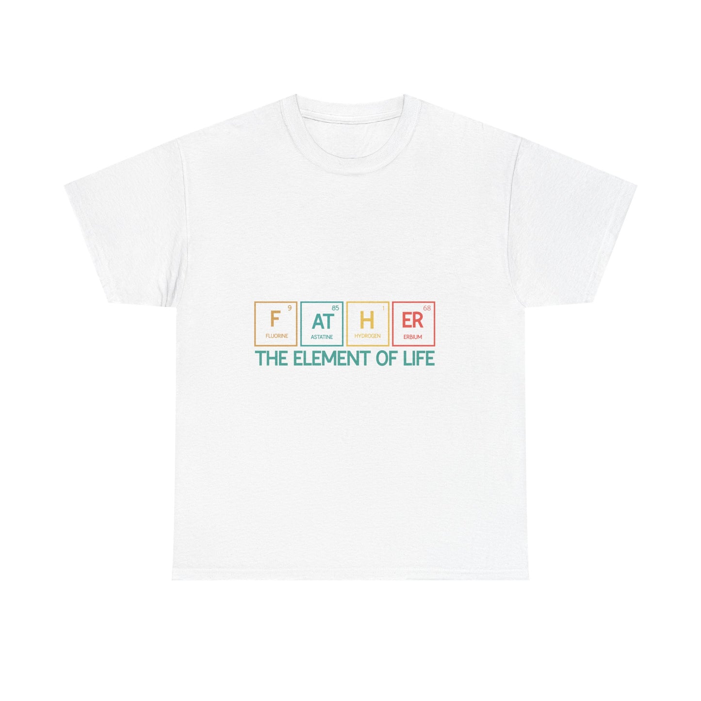 Dad's Element Of Life Tee, Father's Day Gift, Unisex Cotton Shirt, Science Lover T-Shirt, Cute Dad Tee
