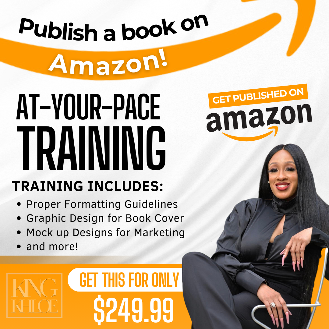 At-your-Pace Training for Publishing a Book on Amazon