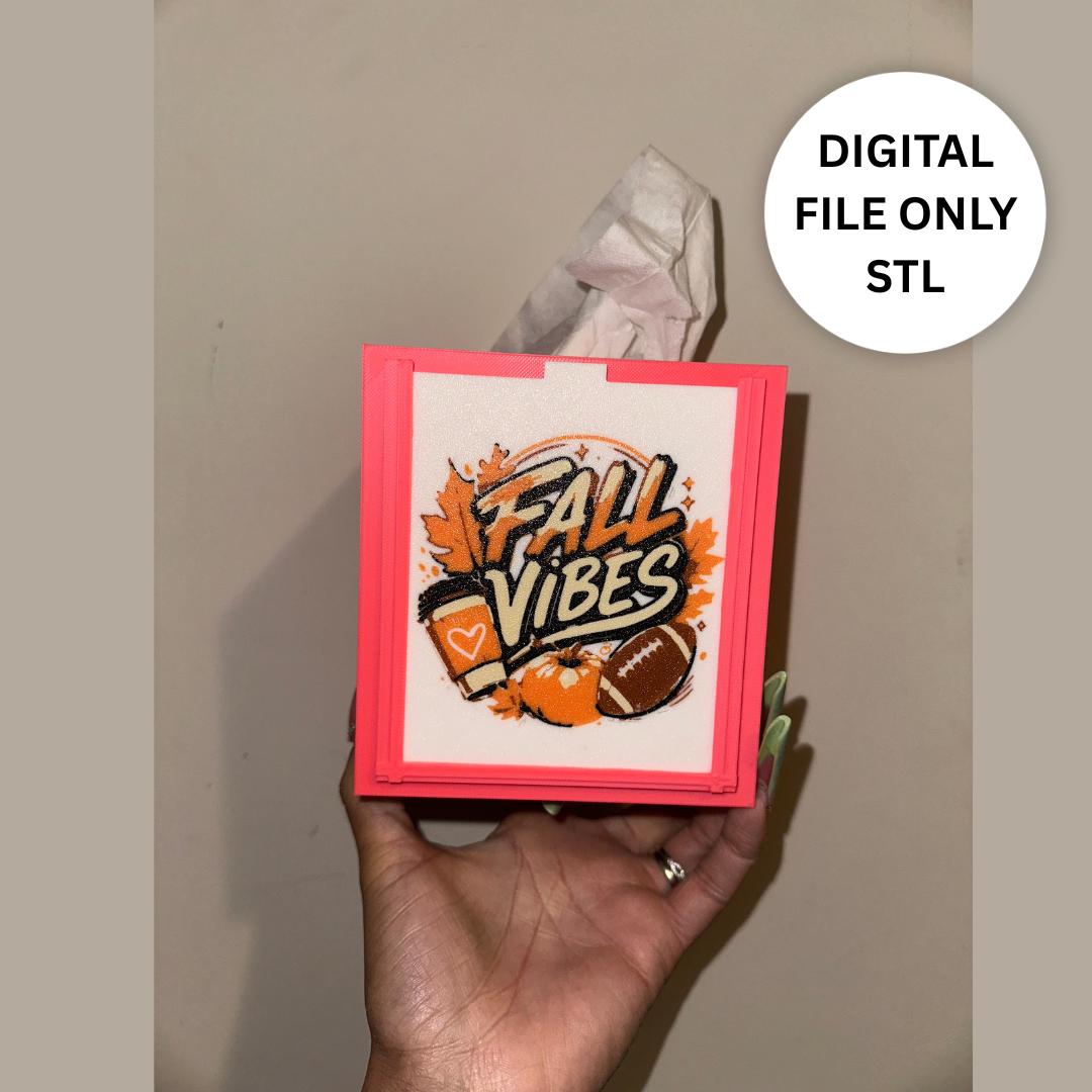 3D Interchangeable Tissue Box – Digital Download (STL)