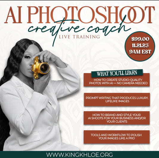 AI PHOTOSHOOT TRAINING