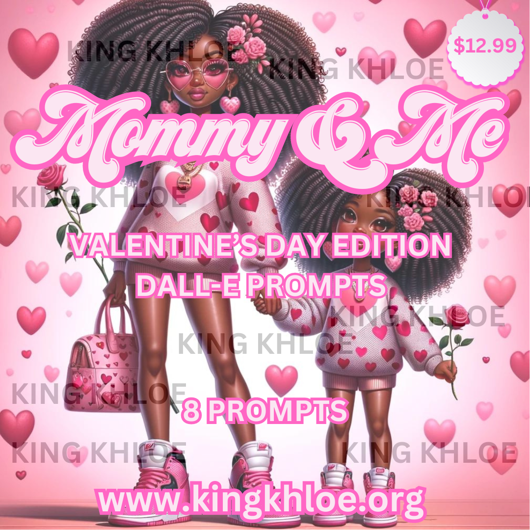 Mommy & Me Valentine’s Day Edition DALL-E Prompts