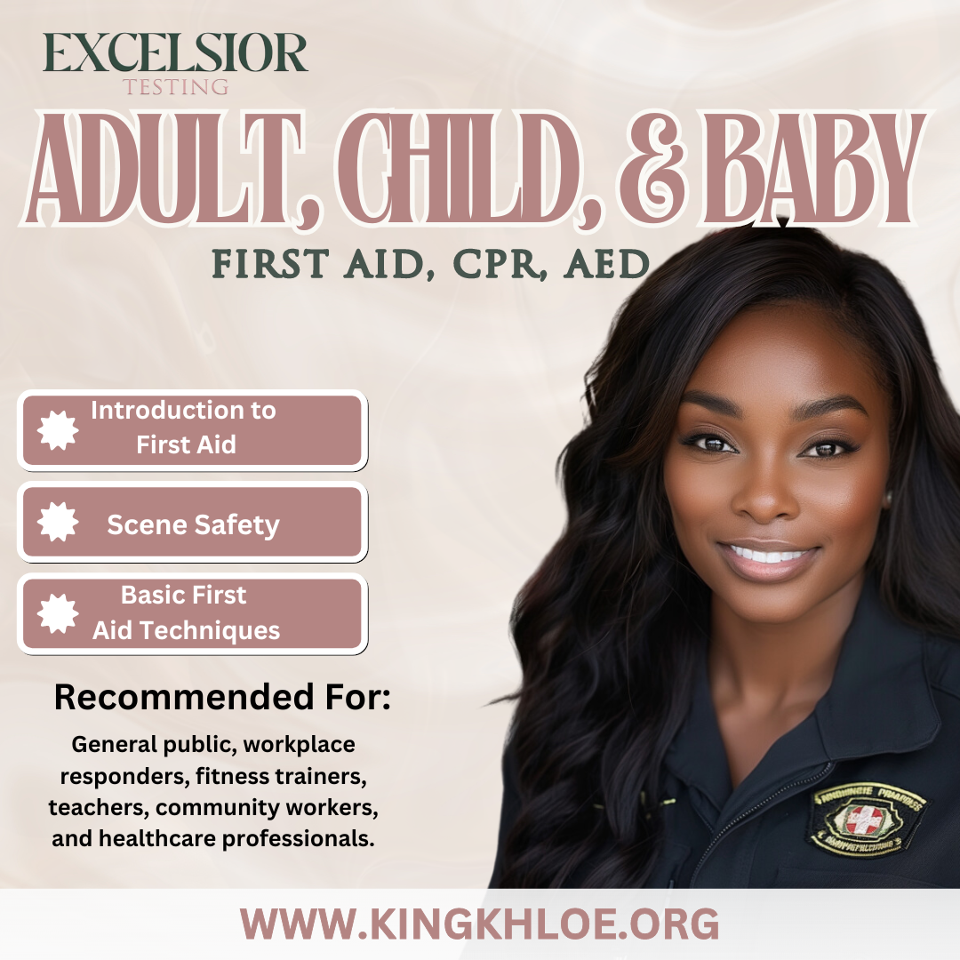 Adult, Child and Baby First Aid/CPR/AED Online